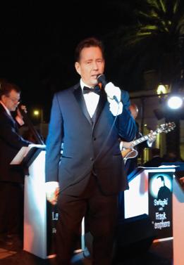 "Rat Pack Jazz" singer Frank Lamphere performing in Las Vegas